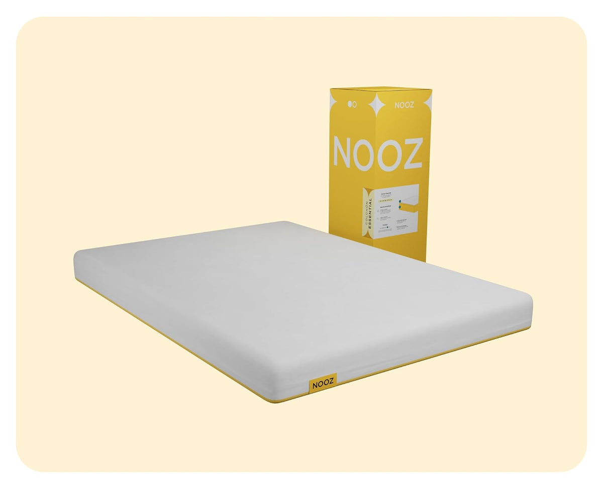 Nooz Colchón en Caja Essential, Espuma de Alta Densidad - Queen - 14 Centímetros - Sólo Colchón