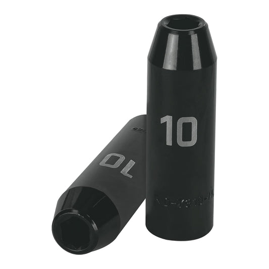 Truper D-7310-ML, Dado largo de impacto 6 puntas mm, 10 mm, cuadro 1/2"