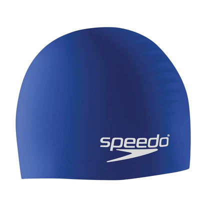 Speedo Gorro de Natación Unisex para Adultos - Una talla - Azul