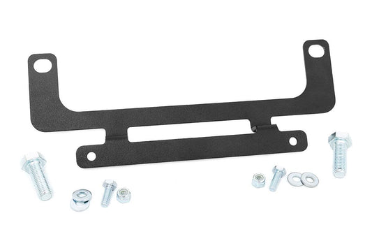Rough Country Roller Winch Fairlead RS139 Fairlead Soporte para Placa de Licencia