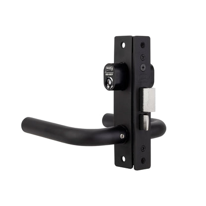 Phillips Cerradura Modelo Slim 570 Manija Redonda Para Puerta De Aluminio Negro