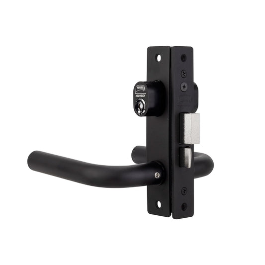 Phillips Cerradura Modelo Slim 570 Manija Redonda Para Puerta De Aluminio Negro