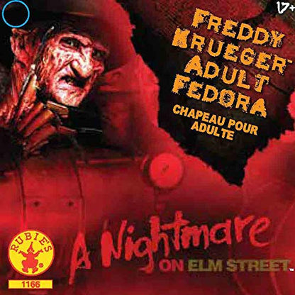 Rubie's - Disfraz de Pesadilla en Elm Street con sombrero de Freddy Krueger, marrón, talla única