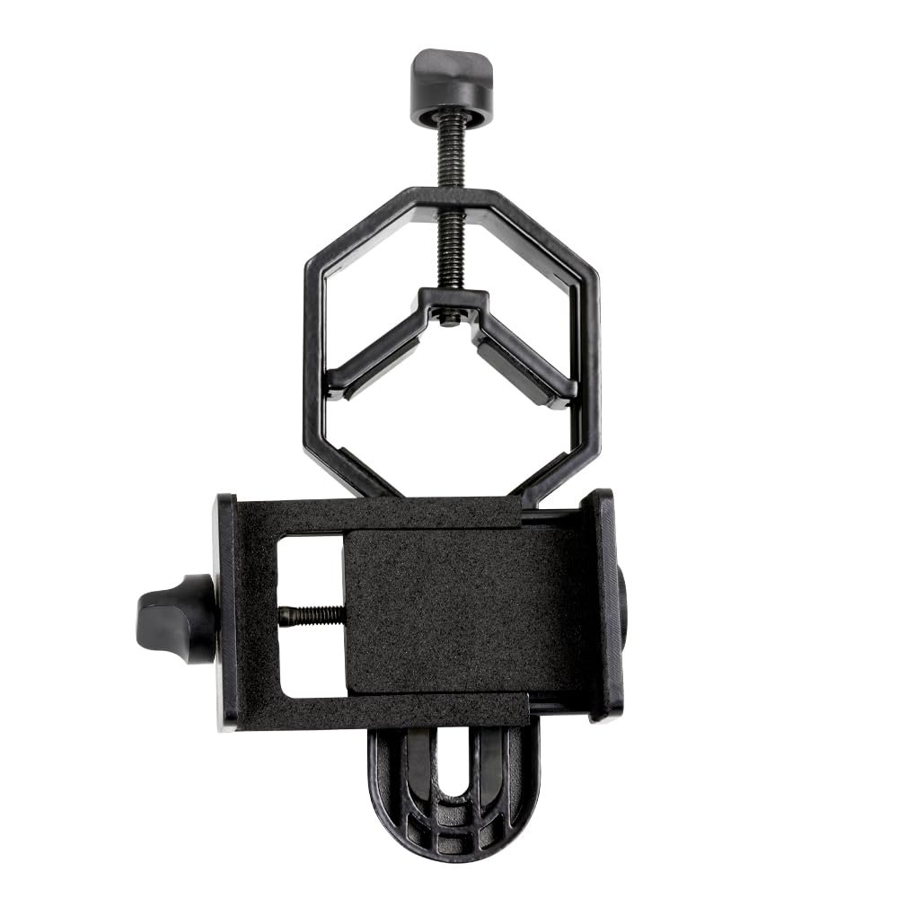 Celestron – Adaptador de fotografía de Smartphone para telescopio – Adaptador de Smartphone Digiscoping – Captura Fotos y Video a través de tu telescopio o mira Ocular