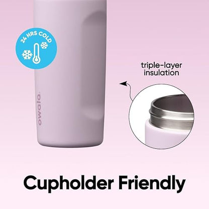 Owala FreeSip - Acero inoxidable - 16 oz - Lila - Lilac You A lot
