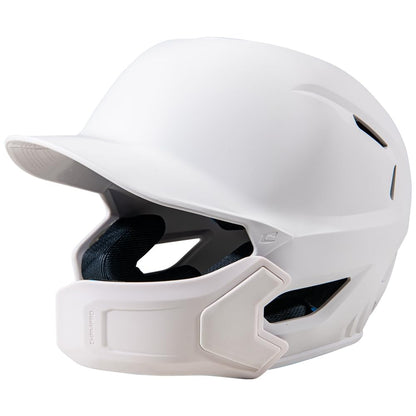 Champro HXE Casco de Bateo de Béisbol Mate con Protector de Mandíbula - Blanco - Large (6 7 - 8 - 7 5 - 8)