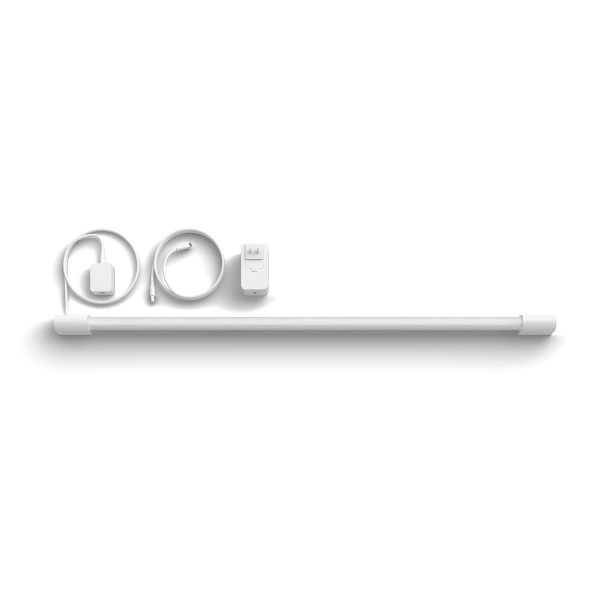Philips Hue Tubo de luz degradada, compacto, blanco, iluminación envolvente (sincronización con TV, música y juegos), requiere Hue Hub y caja de sincronización de tono