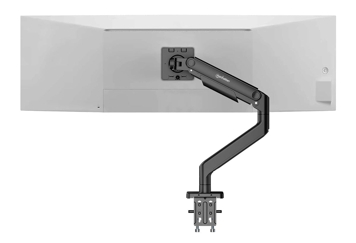 Manhattan 462570 Soporte de Aluminio con Sistema de pistón para 1 Monitor de 17" a 49"