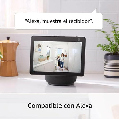 Nueva Ring Indoor Cam color blanco con cable de alimentación USB-A a micro-USB de 3 m (10 ft)
