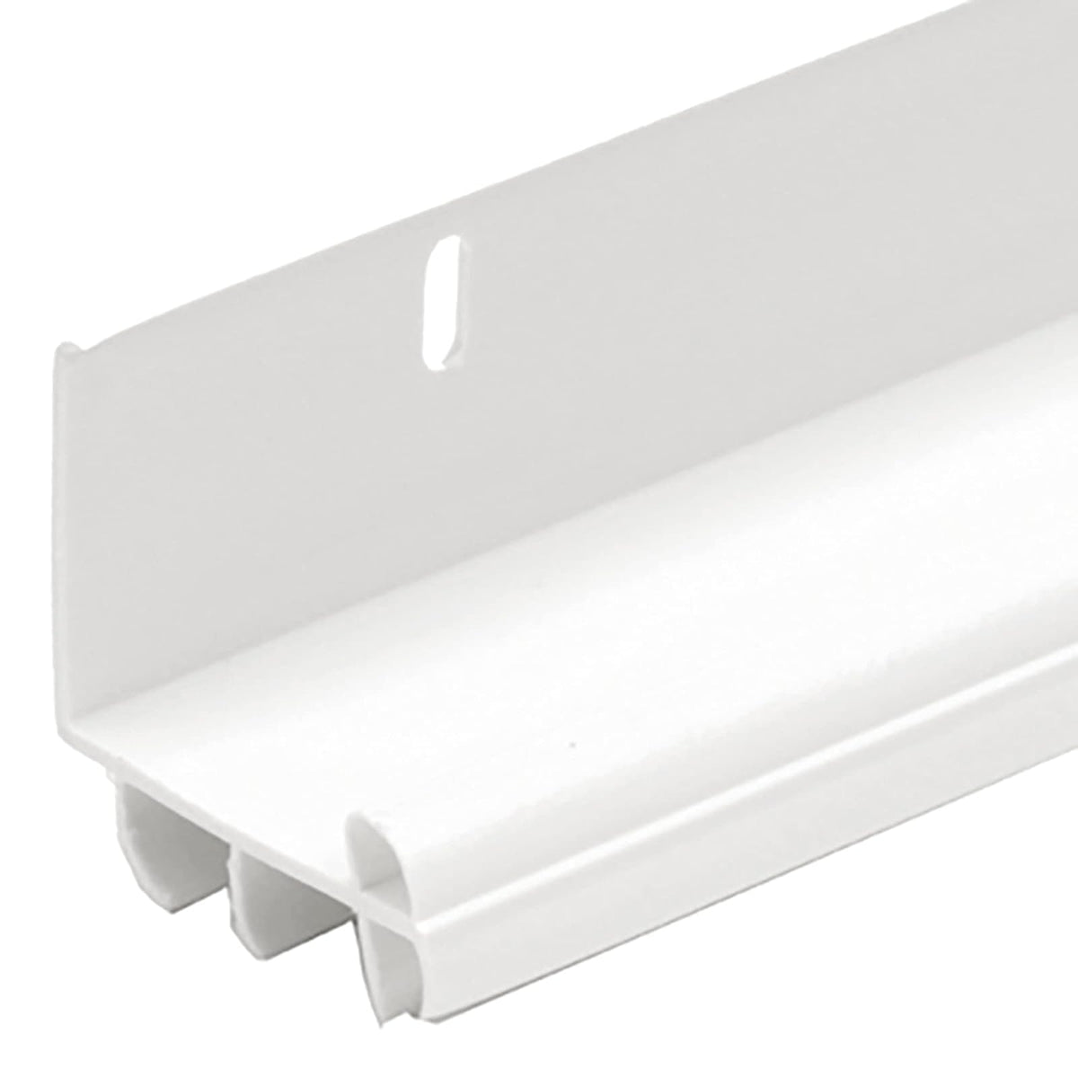 M-D Building Products 43816 36 pulgadas. Sello de vinilo blanco en forma de L para debajo de la puerta