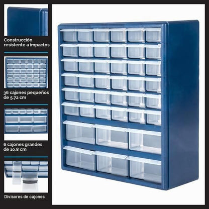 Stalwart - - Caja de almacenamiento ARP11 Deluxe con 42 cajones