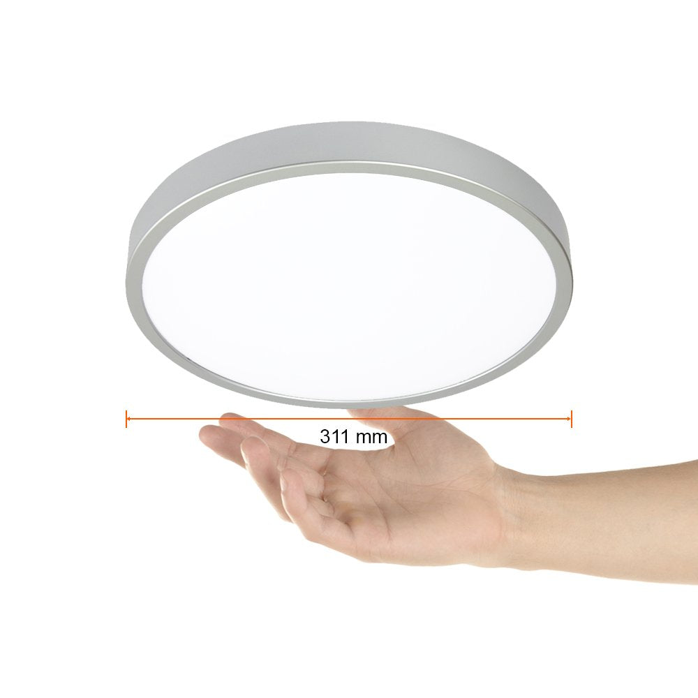 Tecnolite - Lámpara LED para Interiores, Color Satinado, Luz de Día, Resistente, 16W