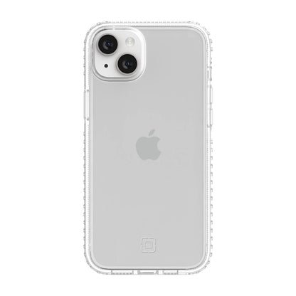 Incipio Grip Funda Compatible con iPhone 14 Plus, Protección Caídas 4.2m, Bisel Elevado, Protección Antimicrobiana - Transparente