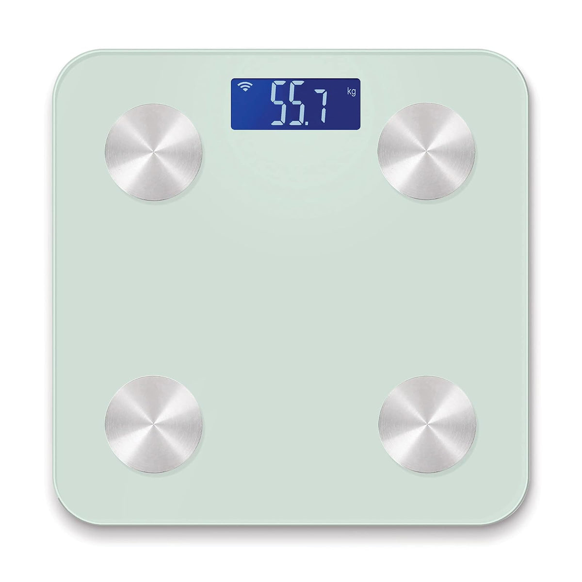 Lloyd's Báscula Digital Corporal Inteligente WiFi Vidrio Templado 6mm | 4 Sensores de Precisión, Capacidad 180kg / 396lb / 28st, Pantalla LCD