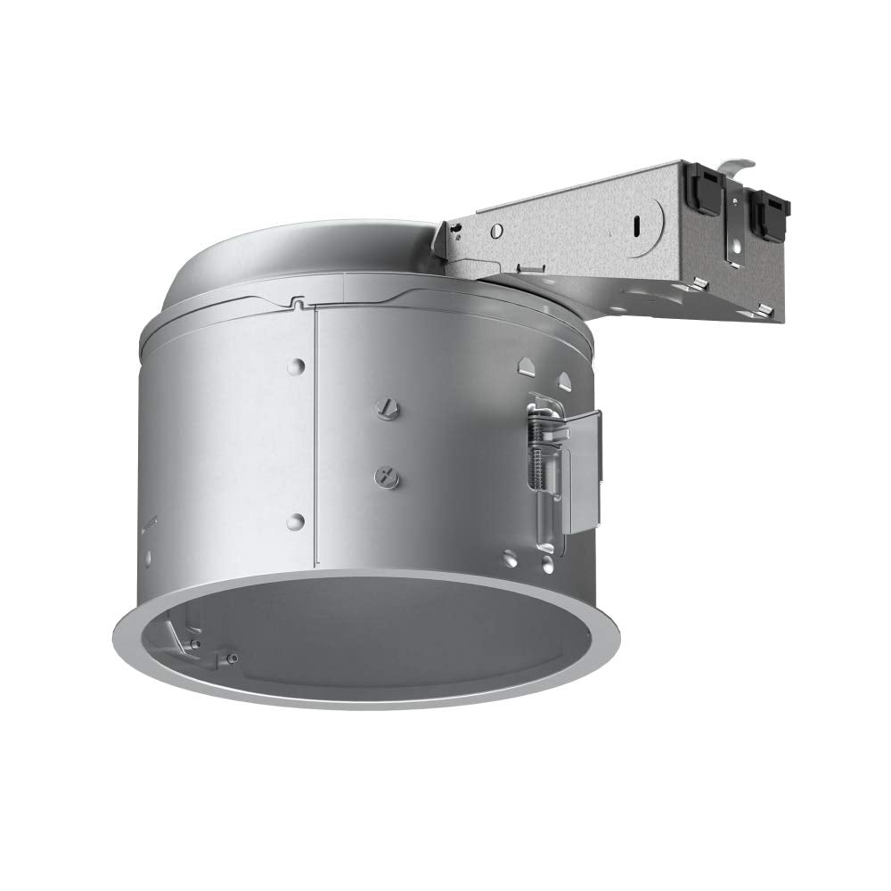 HALO E27RICAT E26 Series Iluminación empotrable de aislamiento de remodelación superficial de contacto, carcasa de aire clasificada, 6 pulgadas, aluminio