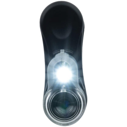 Carson Micromini Microscopio de Bolsillo 20X con Luz LED, Más una Linterna LED/UV Incorporada, y Clip Adaptador Universal de Teléfonos Inteligentes (MM-380)