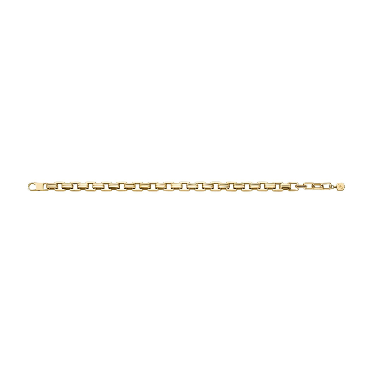 Pulsera Fossil Raquel JF04955710 de acero inoxidable de color dorado para dama