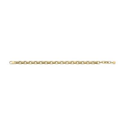 Pulsera Fossil Raquel JF04955710 de acero inoxidable de color dorado para dama