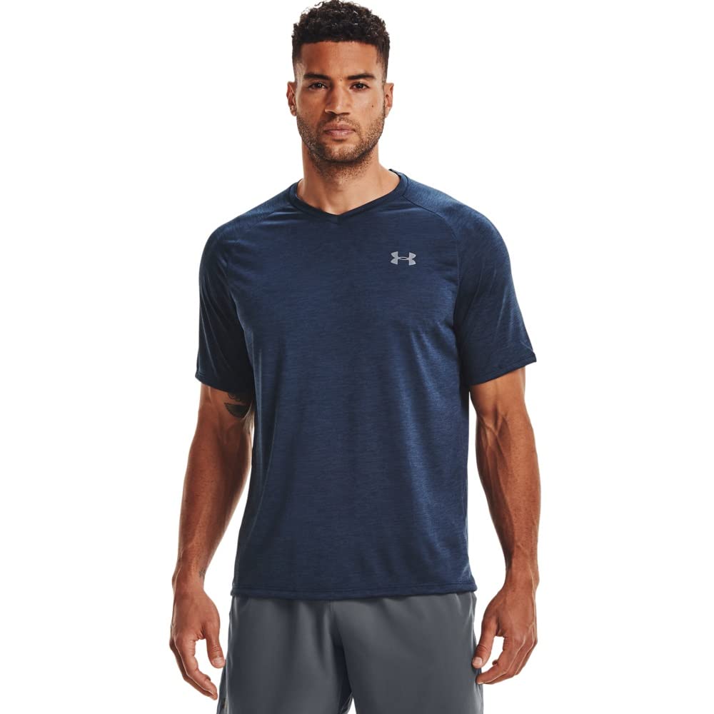 Under Armour Tech 2.0 Playera de Entrenamiento para Hombre - Azul (Azul Oscuro (408) - Acero) - 3XL - Sólido