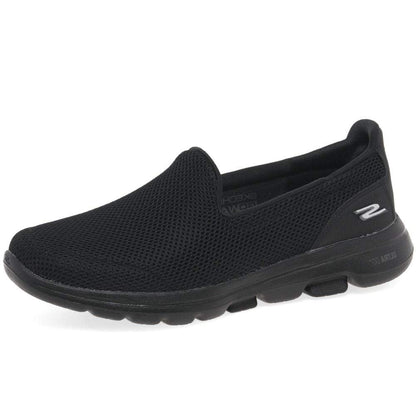 Skechers Go Walk 5 Tenis para Caminar Mujer Azul Marino - 23.0 cm - Negro