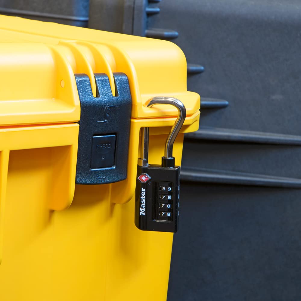 Master Lock Candado de combinación numérica para equipaje, aceptado por TSA, reconfigurable, puedes configurarlo tú mismo, Numérico, Paquete de 2