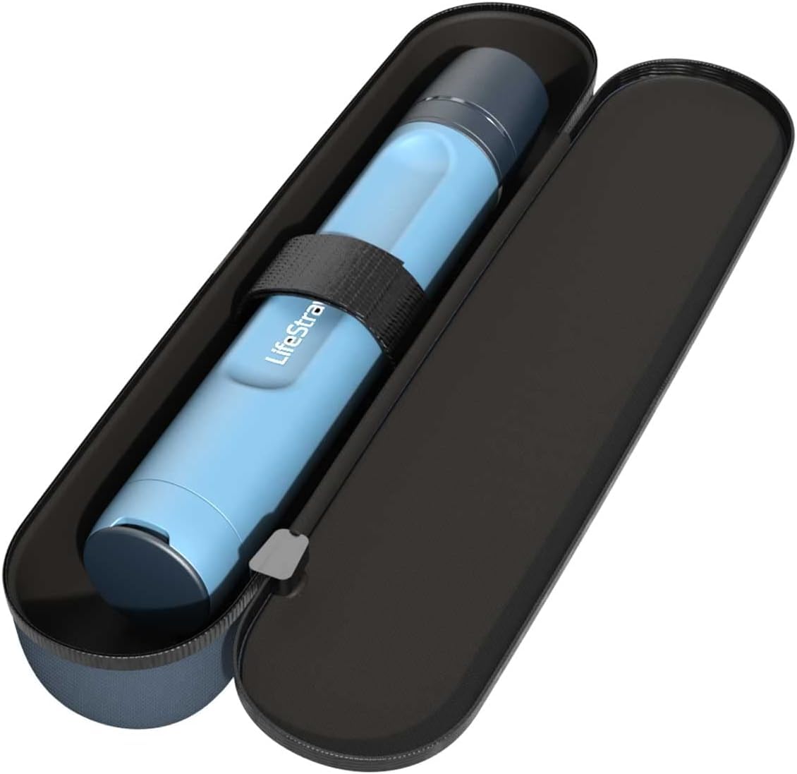 LifeStraw Funda Transporte Oficial Para Filtro Personal | Gris Montaña Oscuro, Para Camping, Mochileros Y Viajes