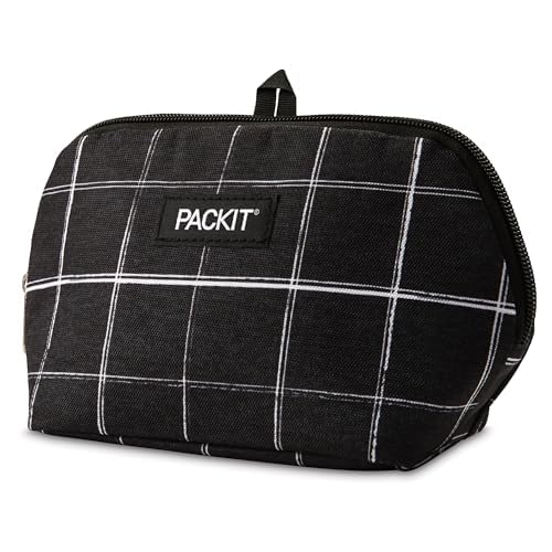 PackIt - Bolsa para aperitivos, rejilla negra, normal