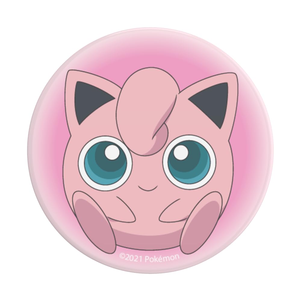 PopSockets - Empuñadura para teléfono con Soporte expandible, Agarre calcomanía, Pokemon, Lindos PopSockets - Jigglypuff Ombre
