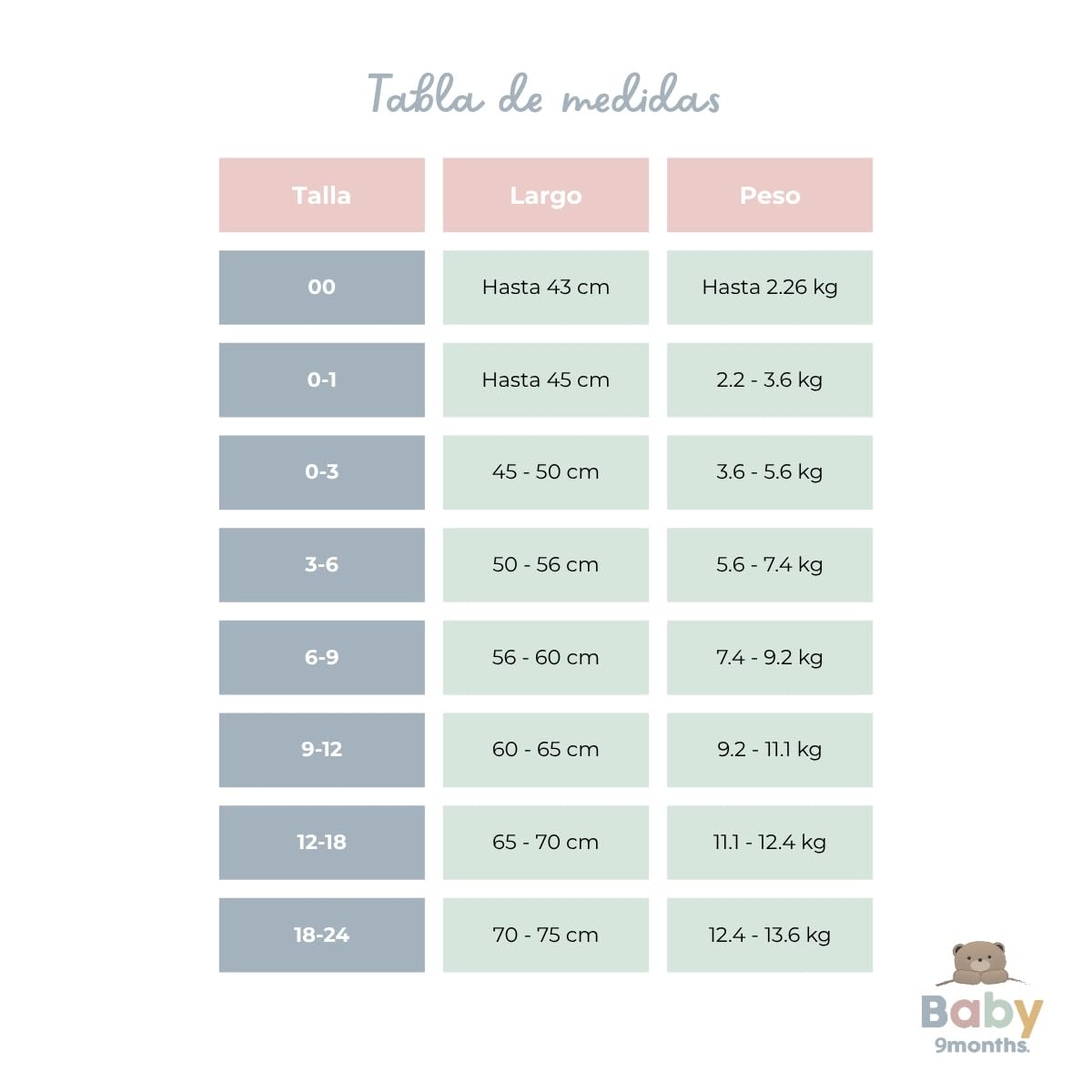 9MONTHS BABY Body para Bebé Manga Larga Con Imanes de Fácil Apertura 4303-A