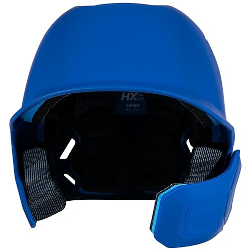 Champro HXE - Casco de bateo de béisbol Mate con mandíbula