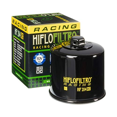 HiFloFiltro Filtro de Aceite RC de Alto Rendimiento HF204RC, Negro