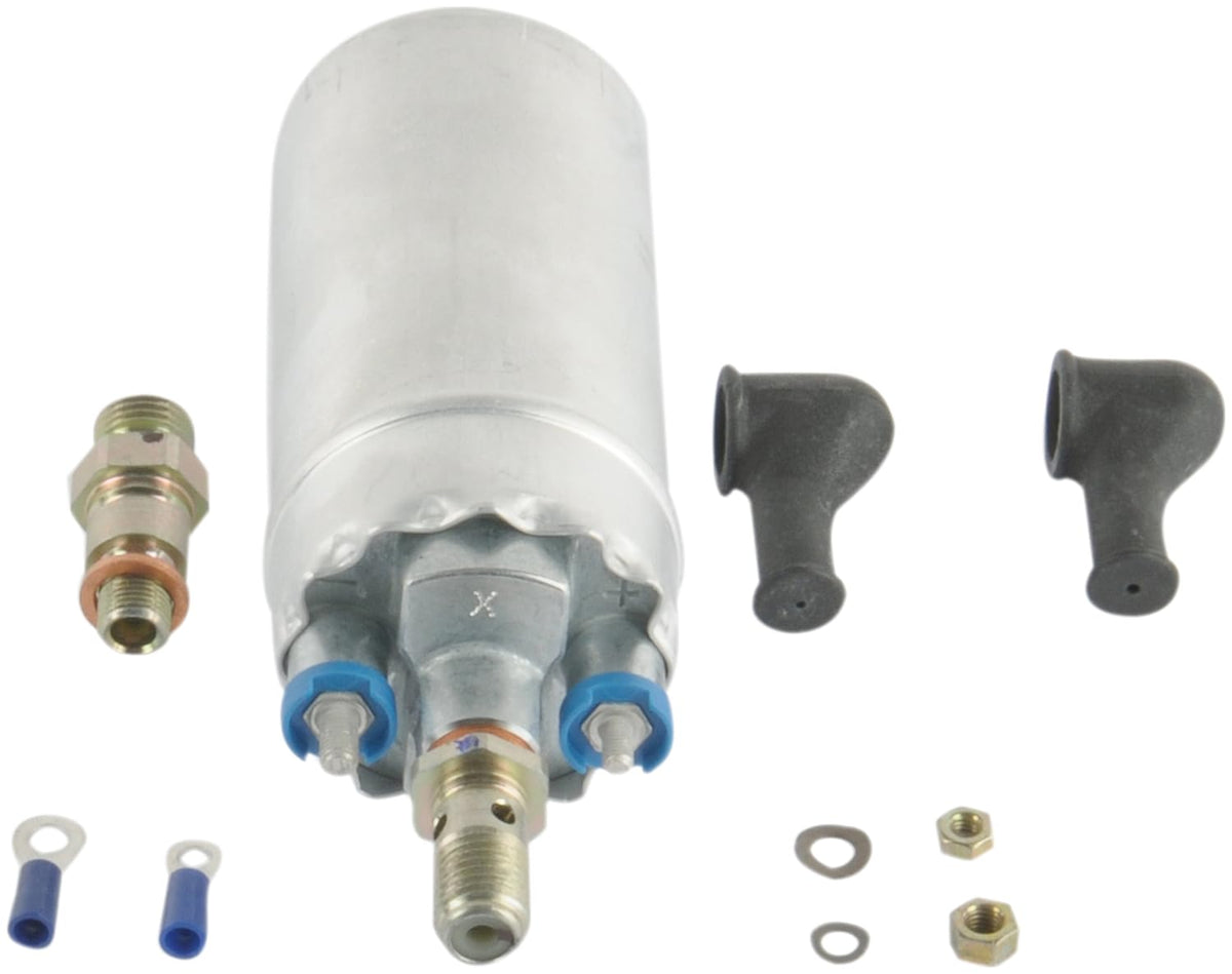 Bomba de combustible universal eléctrica, 69458 | Compatible con Select Porsche 911, 924, 944, 968; Saab 900, 9000; Volvo 240, 244, 245, 740, 745, 760, 780, 940, 960