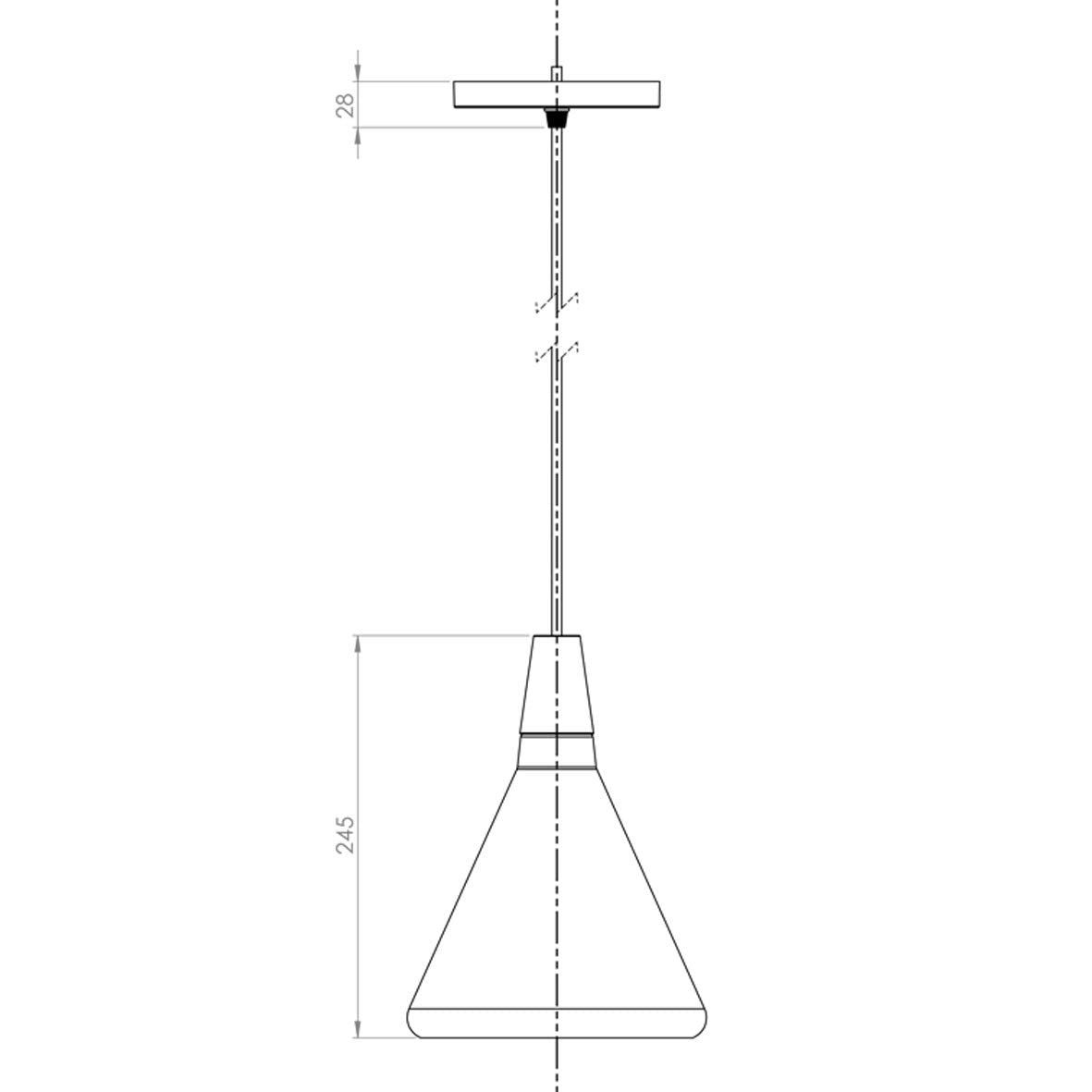 MAXXI MX-CL8038/G MX-CL8038/G, Gris, Ø17xH24cm, pack of/paquete de 1