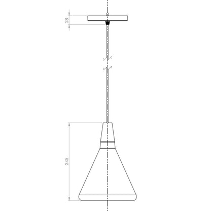 MAXXI MX-CL8038/G MX-CL8038/G, Gris, Ø17xH24cm, pack of/paquete de 1