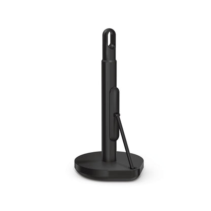 simplehuman Porta Toallas de Cocina con Brazo Tensor - Paper Towel Holder - acero inoxidable negro mate