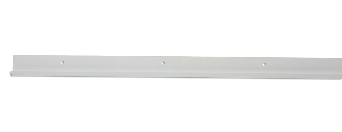 Rubbermaid FastTrack Rail de 40 Pulgadas | Acero Resistente Blanco, 1.01 m, Hogar, Lavandería, Baño, Barro, Despensa, Clóset de Lino