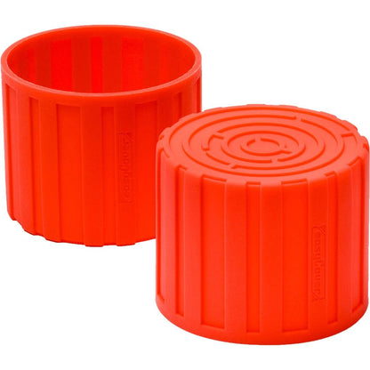 EasyCover Funda Protectora ECLMR para Lente con Diametro de 52mm-77mm Rojo