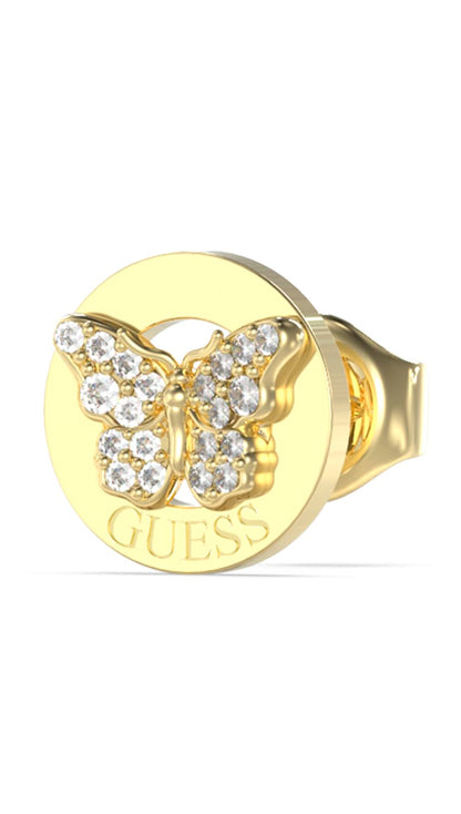 GUESS Aretes para Mujer BORBOLETA color Dorado