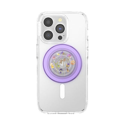 PopSockets MagSafe Empuñadura para Teléfono con Agarre Intercambiable - Campos Morados