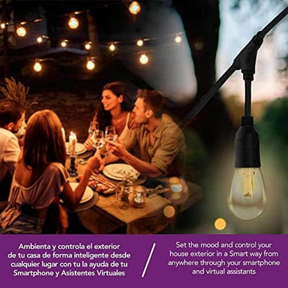 Lloyd's Serie de Focos LED RGB Exterior WiFi Compatible Alexa y Google