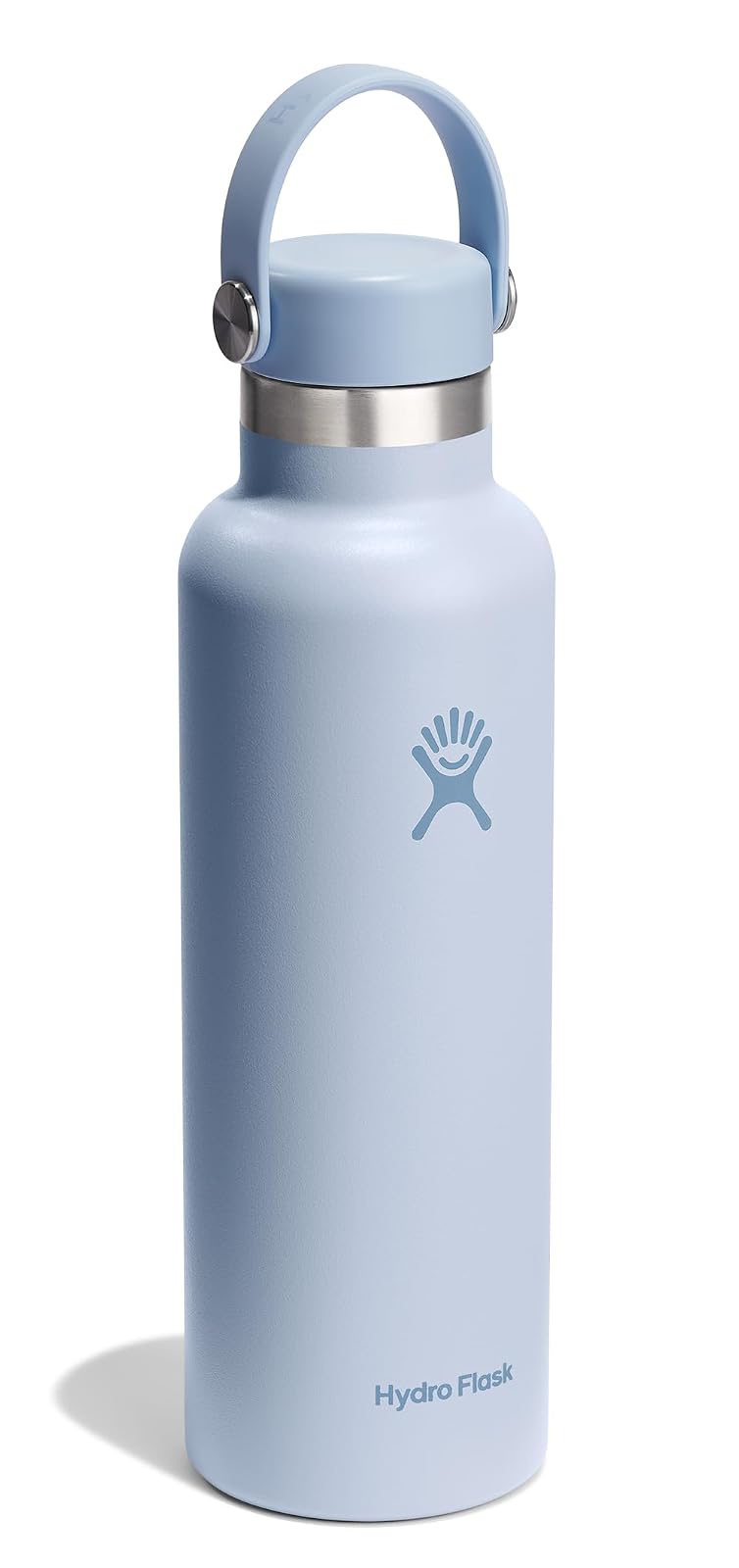 Hydro Flask - Botella de agua de acero inoxidable aislada, no derrama, a prueba de fugas en color azul surf de 20 onzas