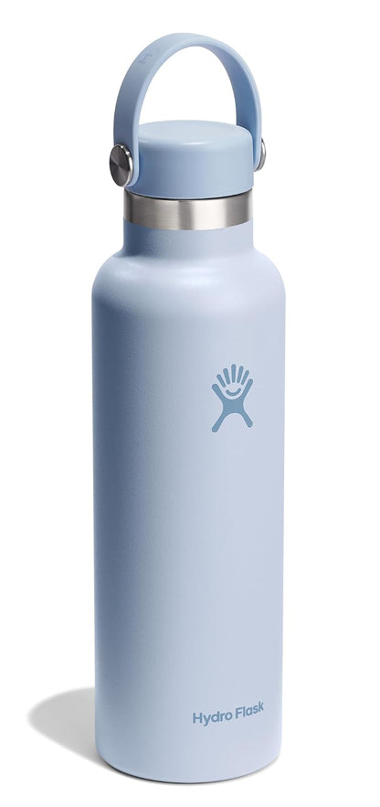 Hydro Flask - Botella de agua de acero inoxidable aislada, no derrama, a prueba de fugas en color azul surf de 20 onzas