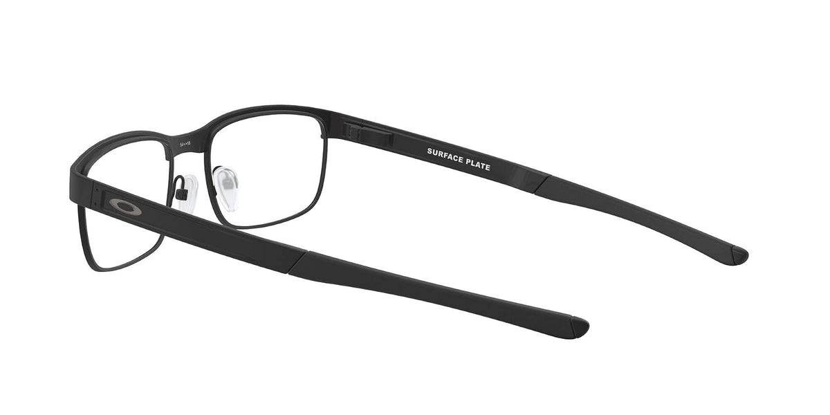 Oakley OX5132 - anteojos de sol para hombre (superficie cuadrada, titanio, lentes graduadas no polarizadas, 52 mm), color negro mate