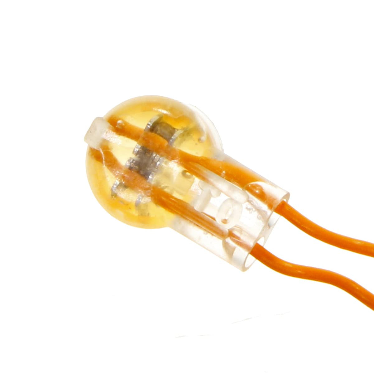 IDEAL Electrical 86-955 IDC UY2 Conector de empalme a tope, conectores de 3 cables para cable de cobre sólido de un solo conductor de 19-26 AWG, amarillo, (paquete de 100)