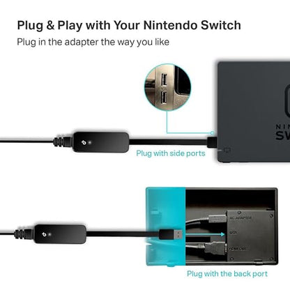 TP-Link UE306, Adaptador de Red USB 3.0 a Ethernet RJ45 LAN Gigabit, 1000Mbps, Compatible con Switch, Windows 11/10/8.1 y Linux OS