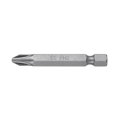 Truper Expert PUDE-1202-15, Estuche con 15 puntas de cruz PH2 largo 2" - 2' - Largo 2" - 15 Puntas