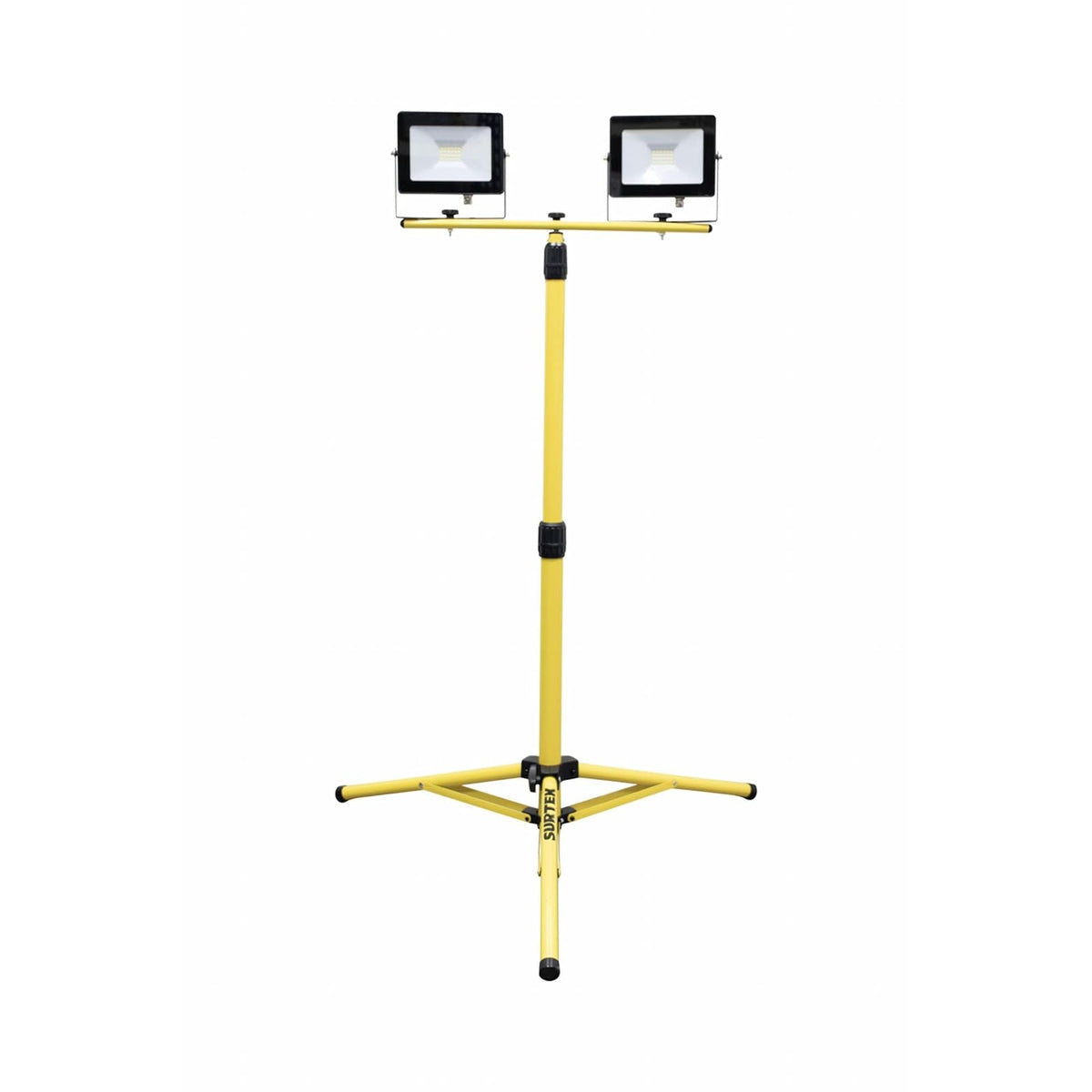 Surtek REF20X2 Reflector doble de LED SMD delgado con soporte telescópico 20 W de 1,900 lm