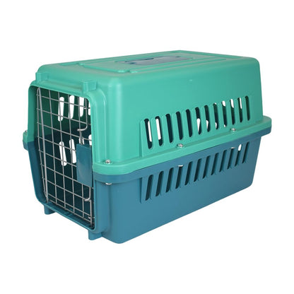 Fancy Pets Transportadora para Perros Gallery Tamaño Chico Color Aqua