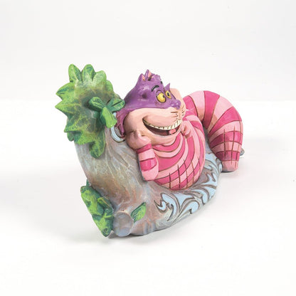 Enesco Disney Traditions by Jim Shore Alicia en el país de Las Maravillas, Figura de Gato en el árbol, 2.72 Pulgadas, Multicolor