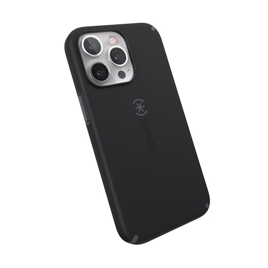 Speck - Funda para iPhone 13 Pro, protección contra caídas y arañazos con protección de Doble Capa y diseño Delgado para iPhone 13 Pro, CandyShell Pro, Negro/Gris pizarrón